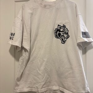Darc Sport White Unisex Oversized Pocket Tee
